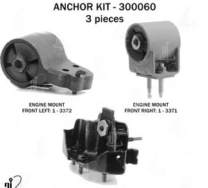 Kit de Soporte de Motor Anchor 300060