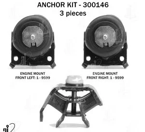 Kit de Soporte de Motor Anchor 300146