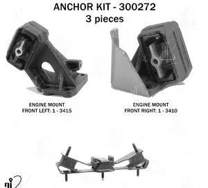 Kit de Soporte de Motor Anchor 300272