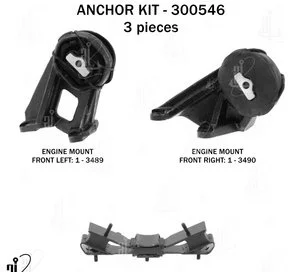 Kit de Soporte de Motor Anchor 300546