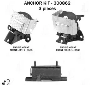 Kit de Soporte de Motor Anchor 300862