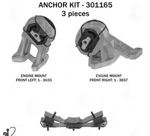 Kit de Soporte de Motor Anchor 301165