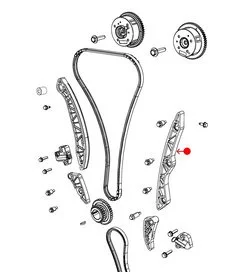 Guía / Amortiguador de Cadena de Distribución Mopar 5047639AA