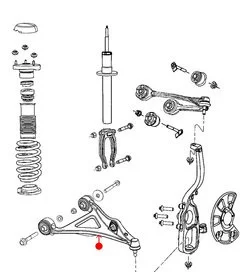 Bandeja de Suspensión Mopar 5168283AA