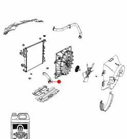 Abrazadera de Manguera Mopar 52006750