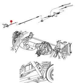 Cable de Freno de Estacionamiento Mopar 55398320AC