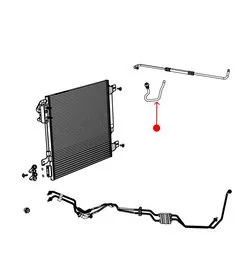 Línea de Enfriador de Fluido / Manguera Mopar 68078007AA