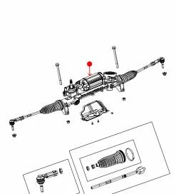Cremallera Mopar 68080078AK