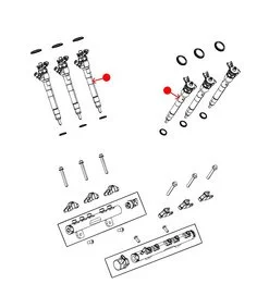 Inyector de Combustible Mopar 68490022AA