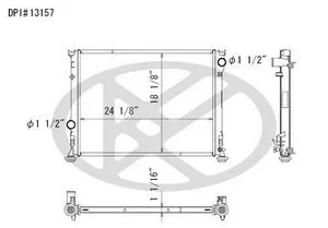 Radiador Koyorad A13157