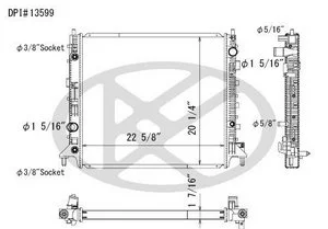Radiador Koyorad A13599