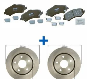 Kit de Disco y Pastilla de Freno Bendix BCX30102
