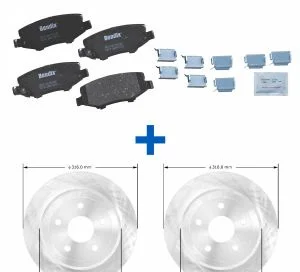 Kit de Disco y Pastilla de Freno Bendix BCX30111