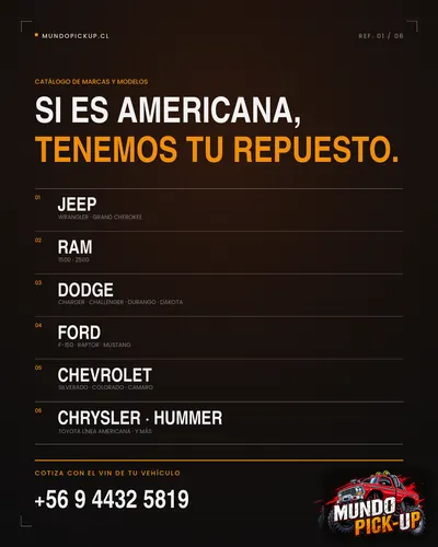 Si es americana, tenemos tu repuesto
