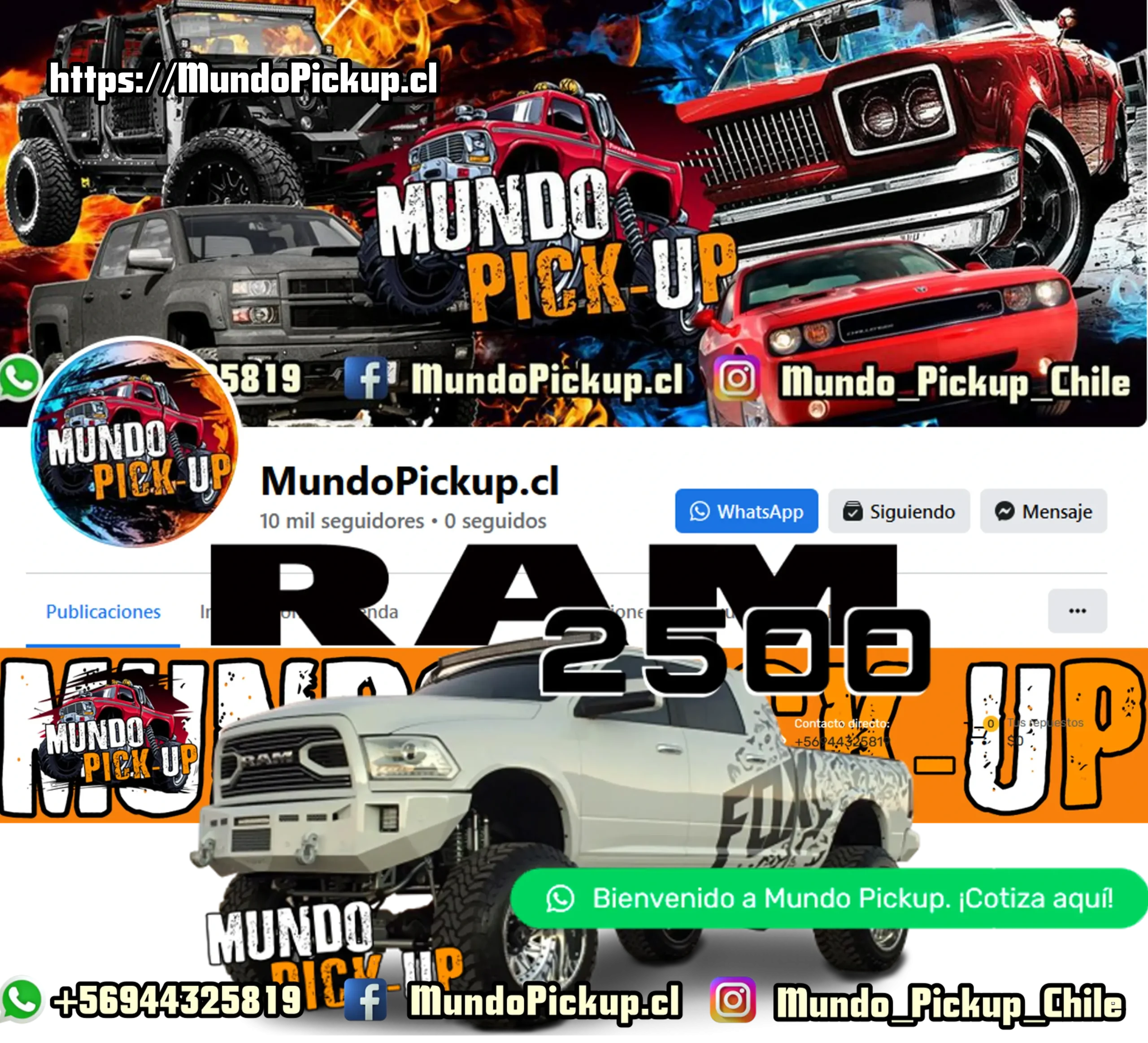 Repuestos Ram 2500 Chile